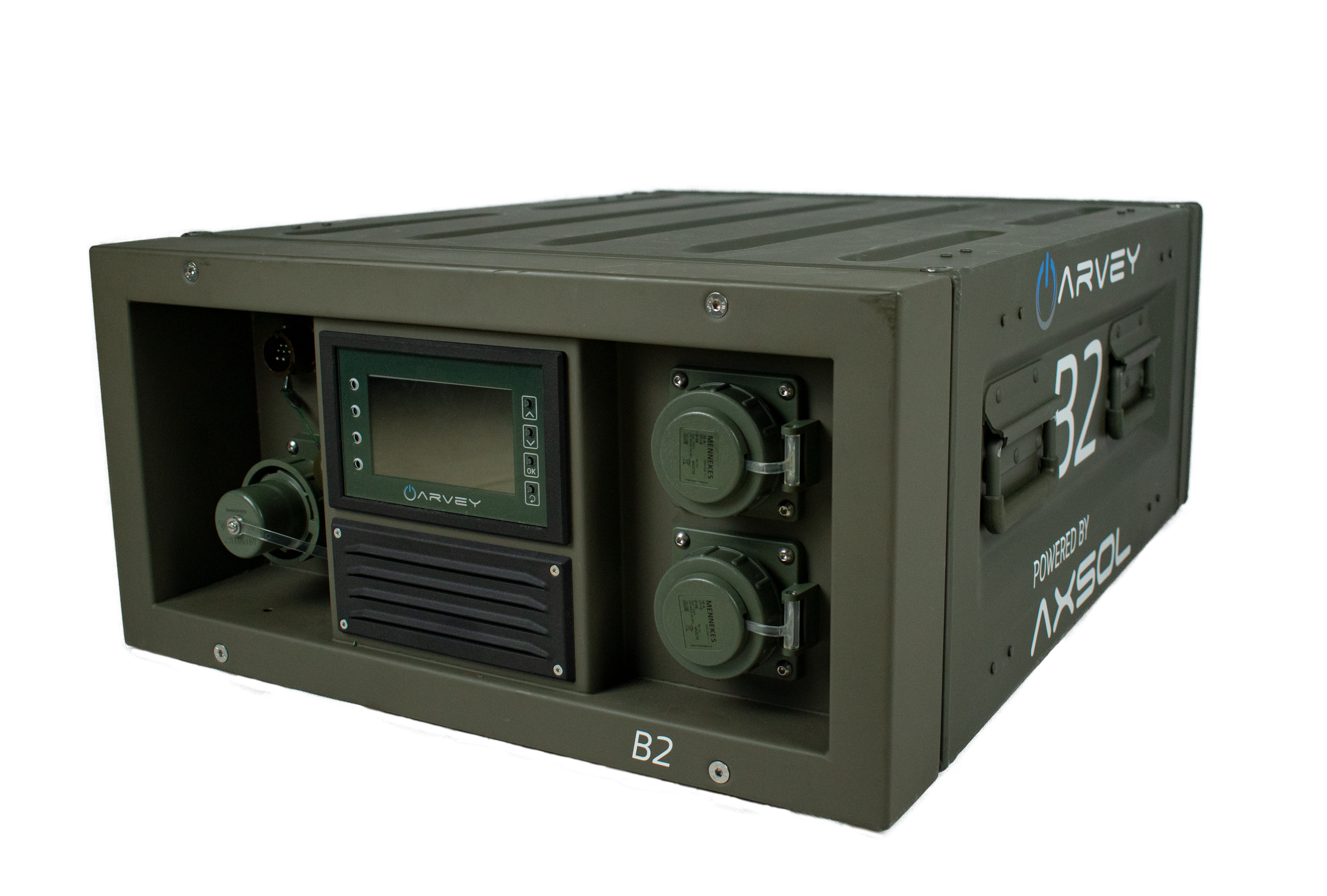 AXSOL ARVEY B2 Mobiler Batteriespeicher für mobile professionelle Einsätze durch Militär oder Sicherheitskräfte